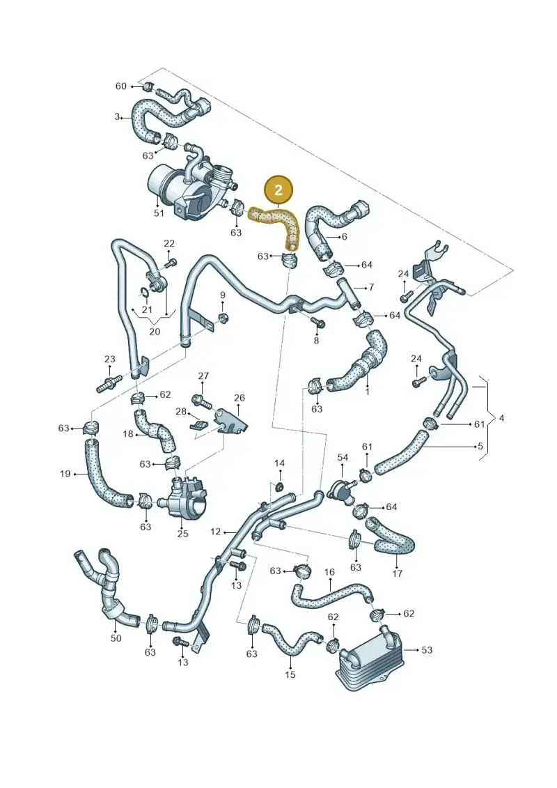 5Q0122157AN — SEAT Leon style (2019-) diagram 745121590, position 2