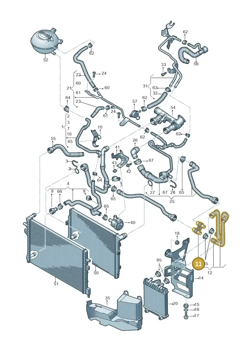 5Q0122291CJ — SEAT Tarraco FR (2018-2024) diagram 884121000, position 11