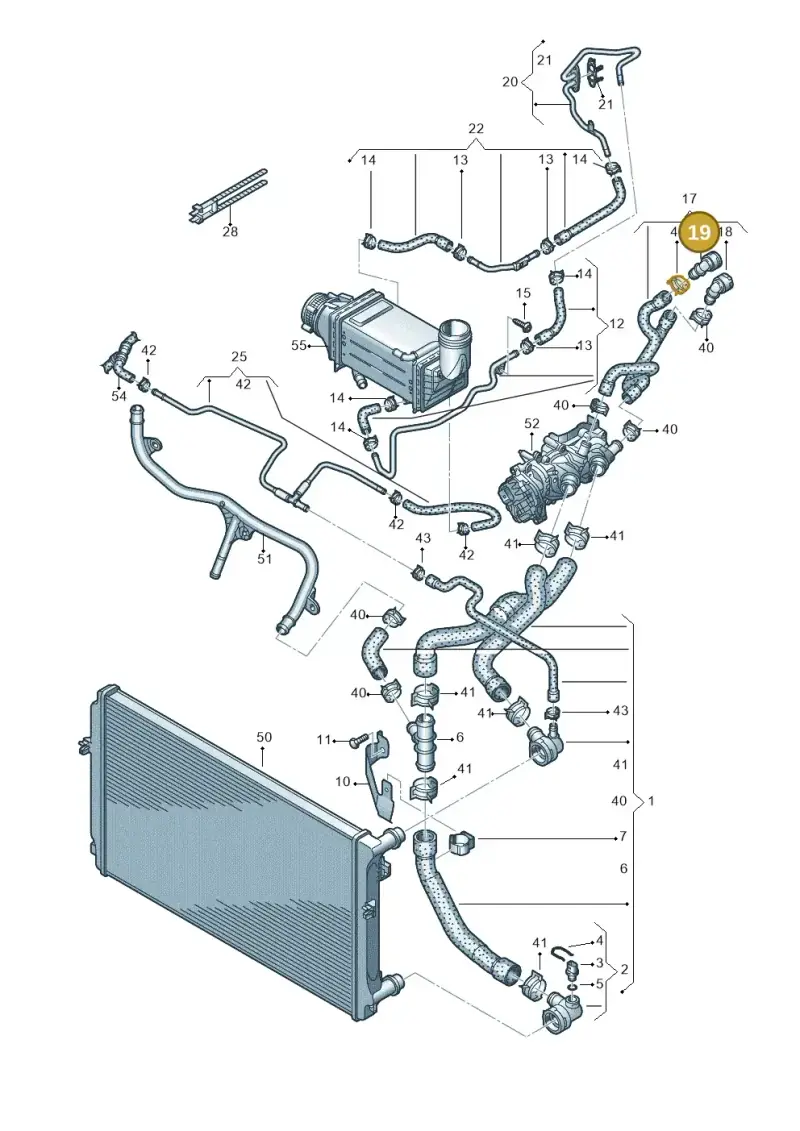 5Q0122291EB — SEAT Formentor TSI CUPRA (2020-) diagram 827121020, position 19