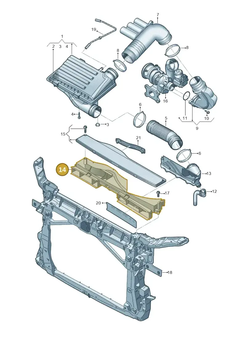 5Q0129254B — SEAT Tarraco FR (2018-2024) diagram 746129000, position 14