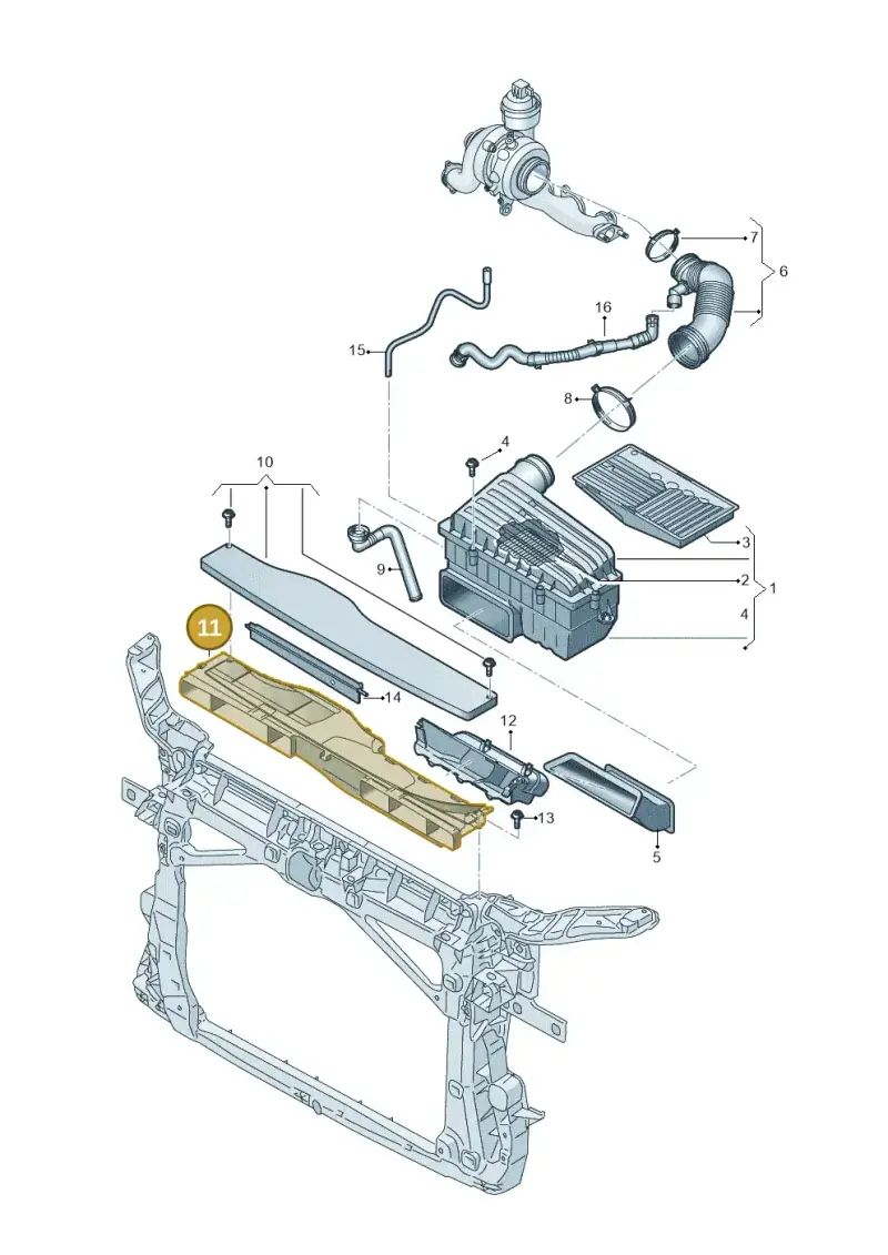 5Q0129254E — SEAT Leon style (2019-) diagram 813129090, position 11