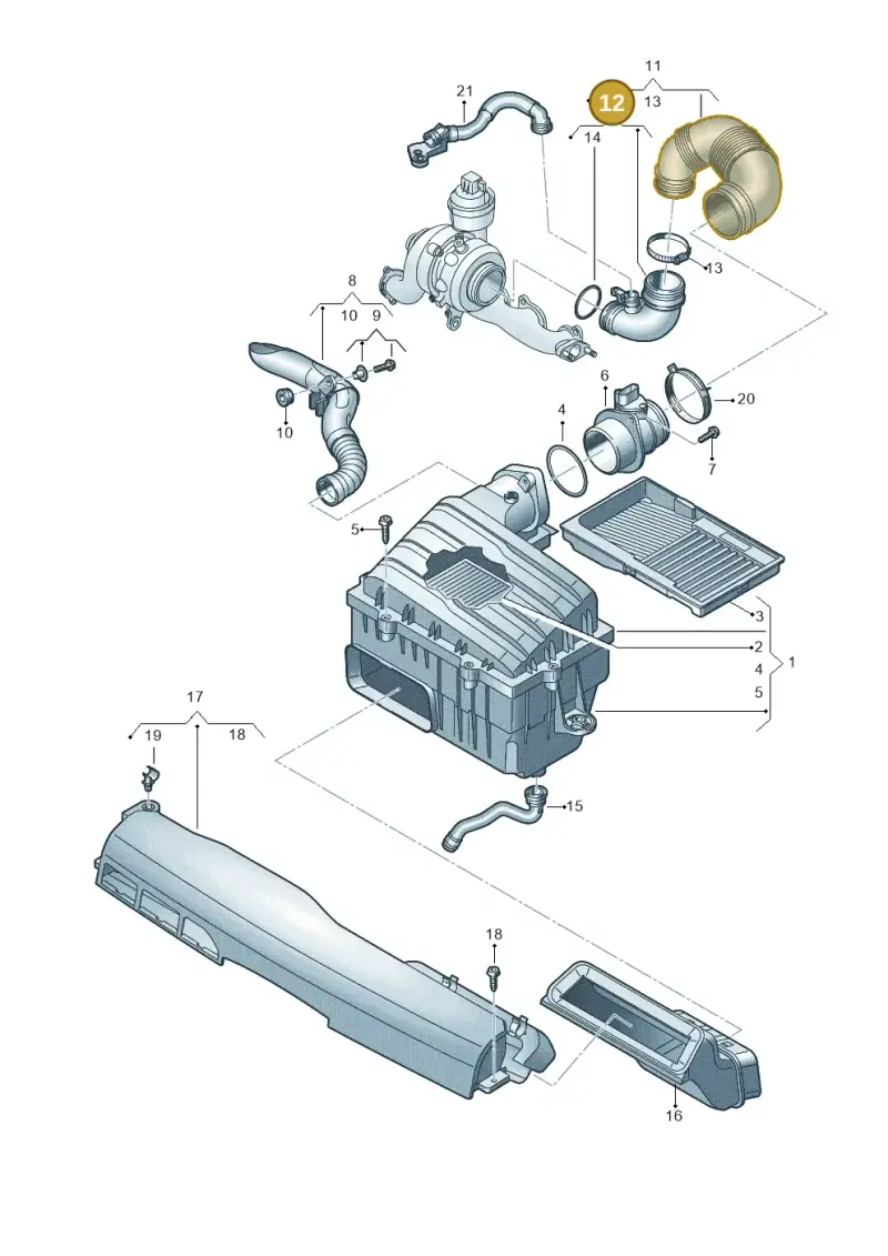 5Q0129635D — SEAT Arona FR (2017-) diagram 837129500, position 12