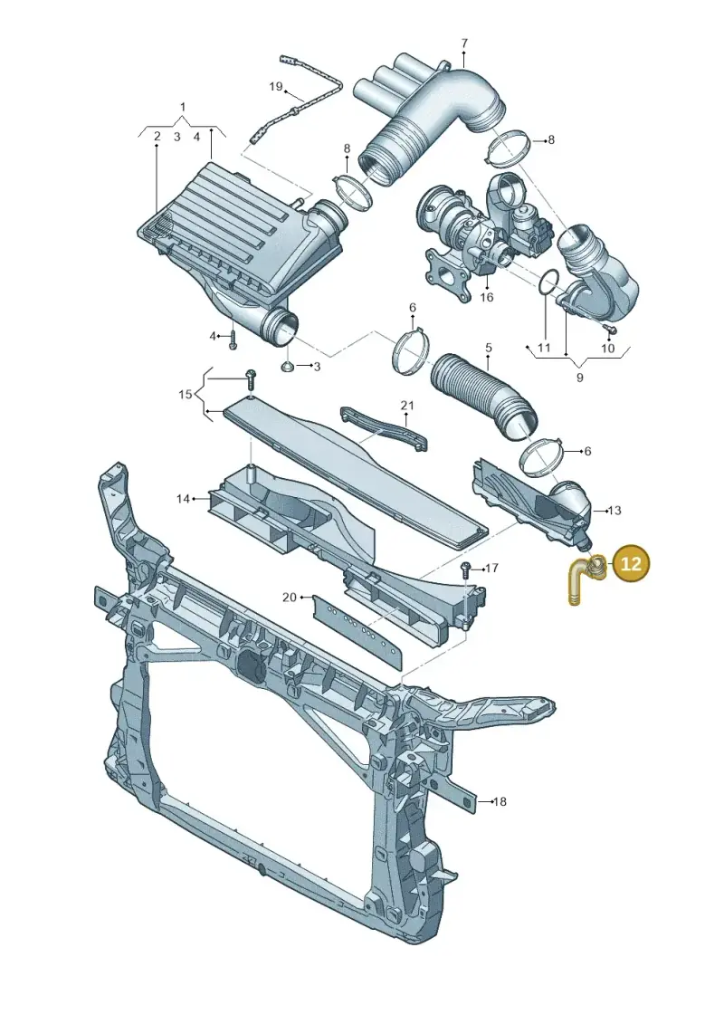5Q0129637B — SEAT Tarraco FR (2018-2024) diagram 746129000, position 12