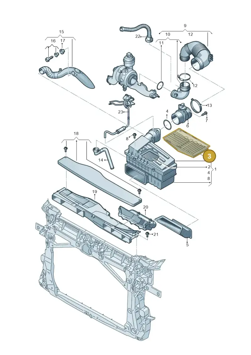5Q0129668C — SEAT Tarraco FR (2018-2024) diagram 884129000, position 3