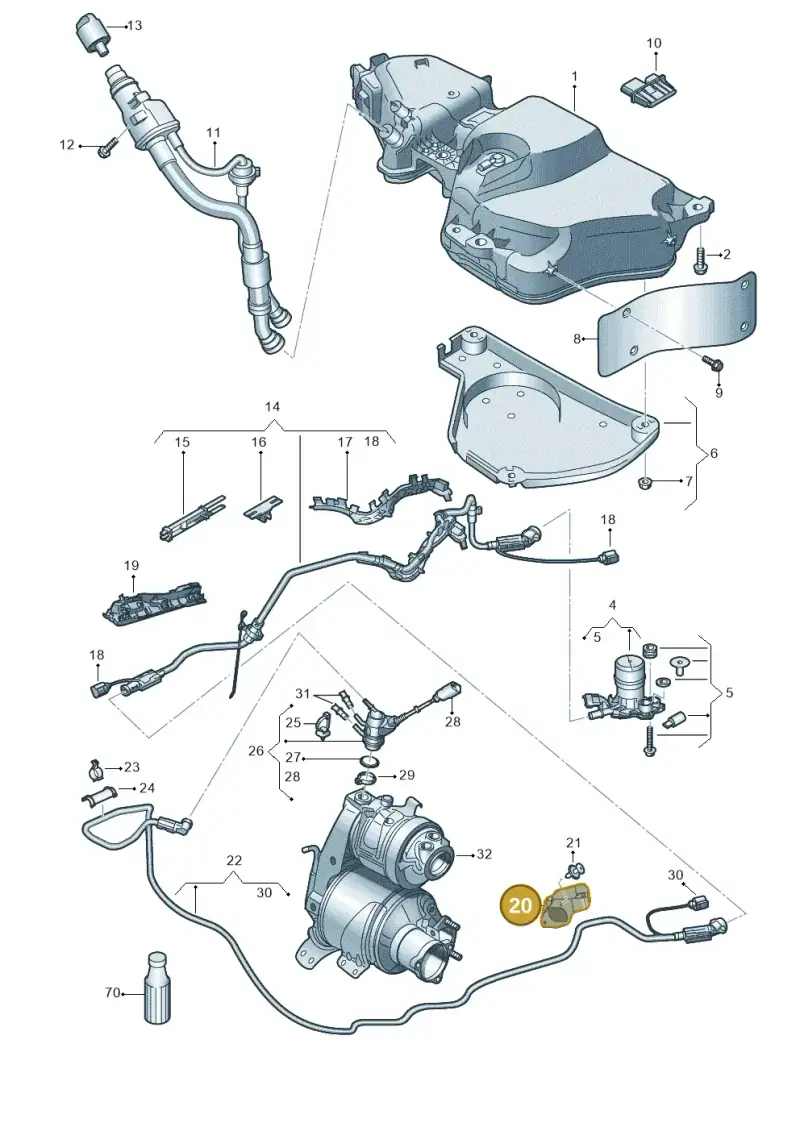 5Q0131327L — SEAT Ateca Style (2016-) diagram 813254000, position 20