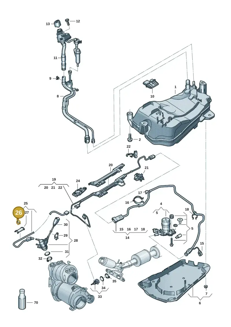 5Q0131645F — SEAT Formentor TSI CUPRA (2020-) diagram 5h0253104, position 26