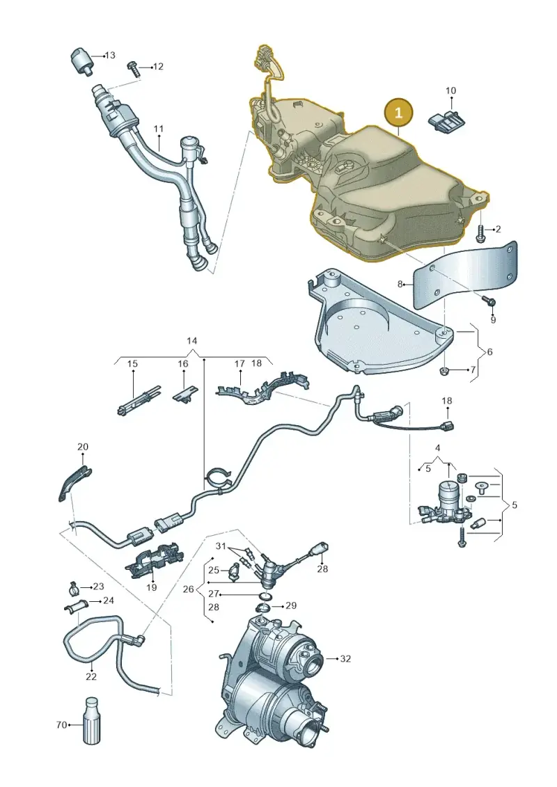 5Q0131877F — SEAT Leon ST Stylance (2016-2020) diagram 813253106, position 1