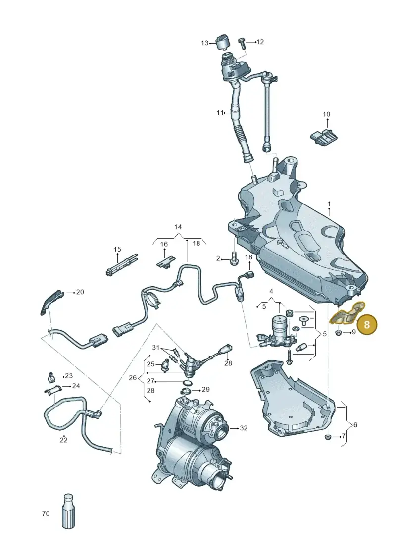 5Q0131891B — SEAT Ateca Style (2016-) diagram 780253100, position 8
