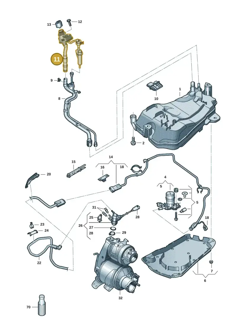 5Q0131965AA — SEAT Leon ST Stylance (2016-2020) diagram 780253104, position 11