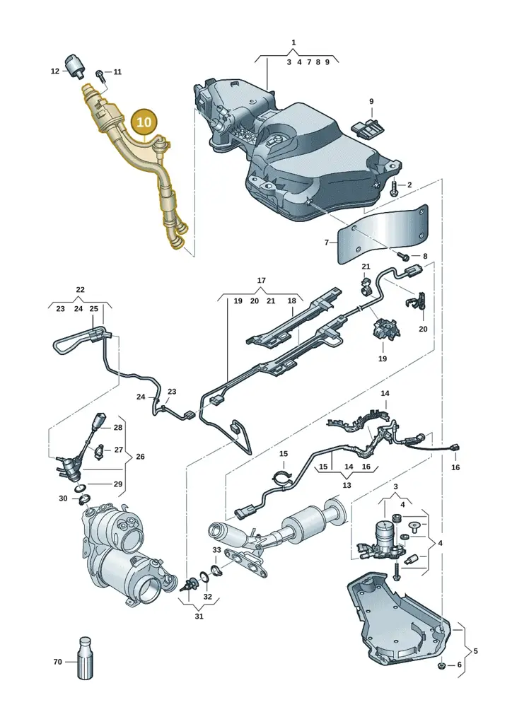 5Q0131965T — SEAT Formentor TSI CUPRA (2020-) diagram 5h0253106, position 10
