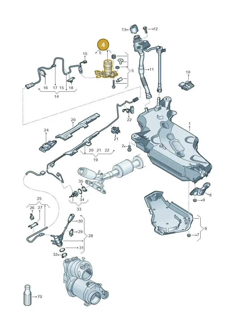 5Q0131971B — SEAT Leon style (2019-) diagram 5h0253102, position 4