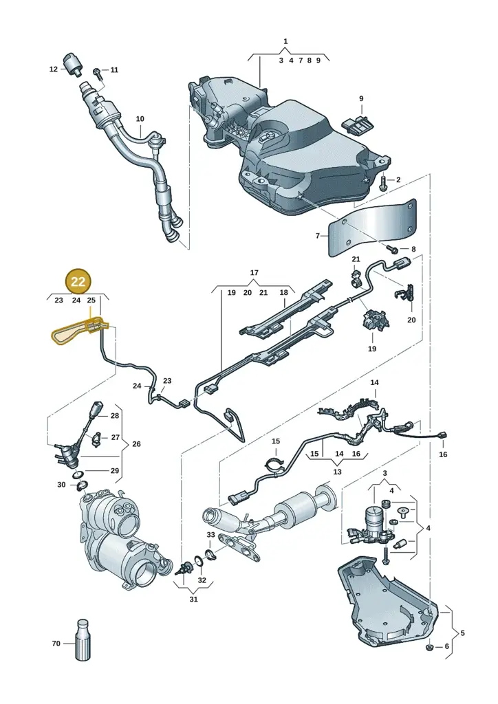 5Q0131984AE — SEAT Formentor TSI CUPRA (2020-) diagram 5h0253106, position 22