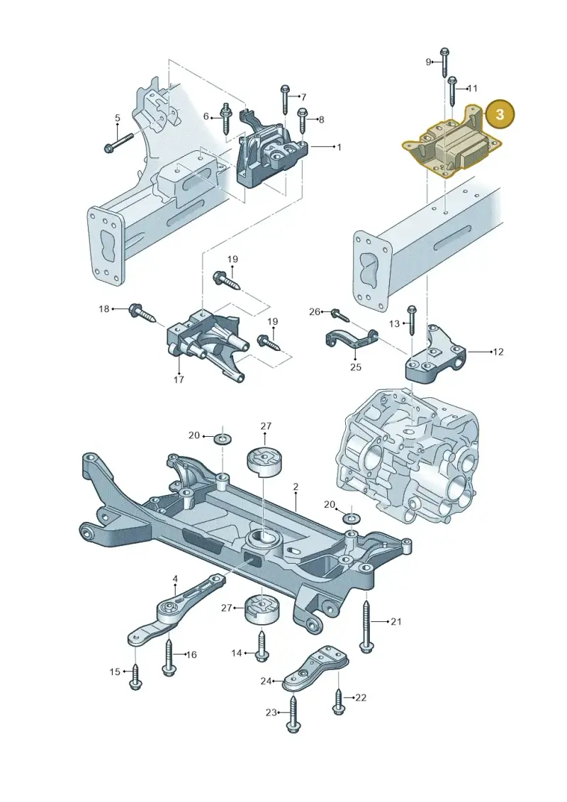 5Q0199555R — SEAT Leon ST Stylance (2016-2020) diagram 745199500, position 3
