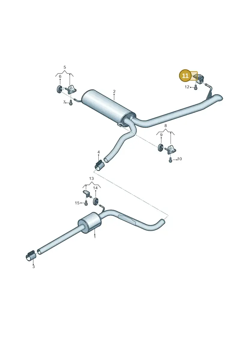 5Q0253144M — SEAT Leon style (2019-) diagram 763253800, position 11