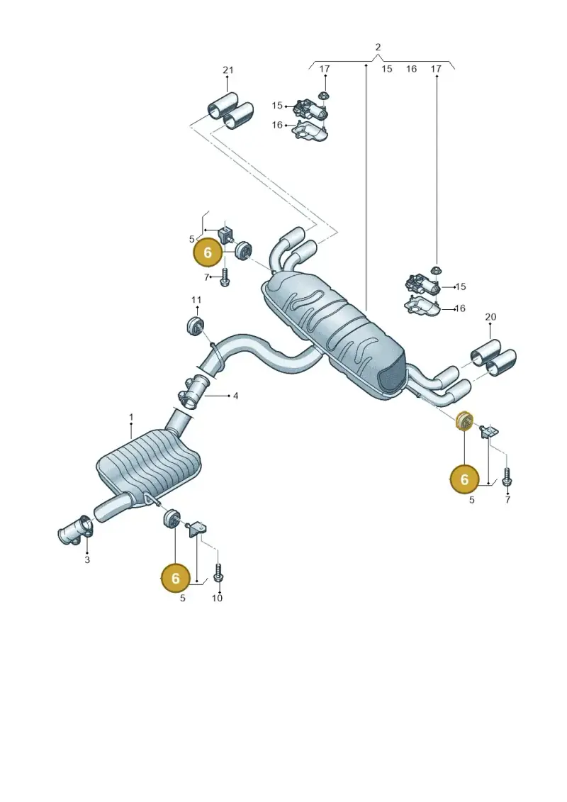 5Q0253147 — SEAT Formentor TSI CUPRA (2020-) diagram 745253980, position 6