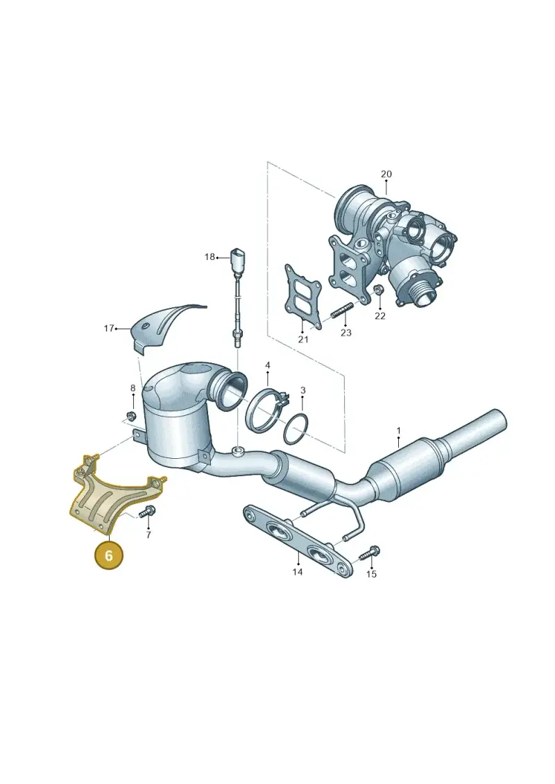 5Q0253249 — SEAT Leon style (2019-) diagram 592253360, position 6