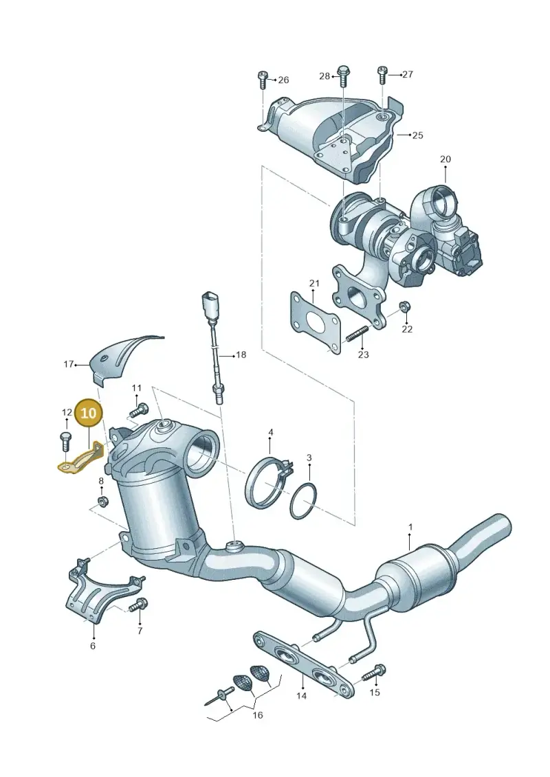 5Q0253461R — SEAT Tarraco FR (2018-2024) diagram 597253310, position 10