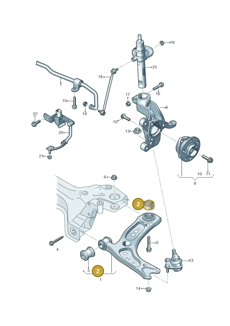 5Q0407183G — SEAT Leon ST Stylance (2016-2020) diagram 746407000, position 2