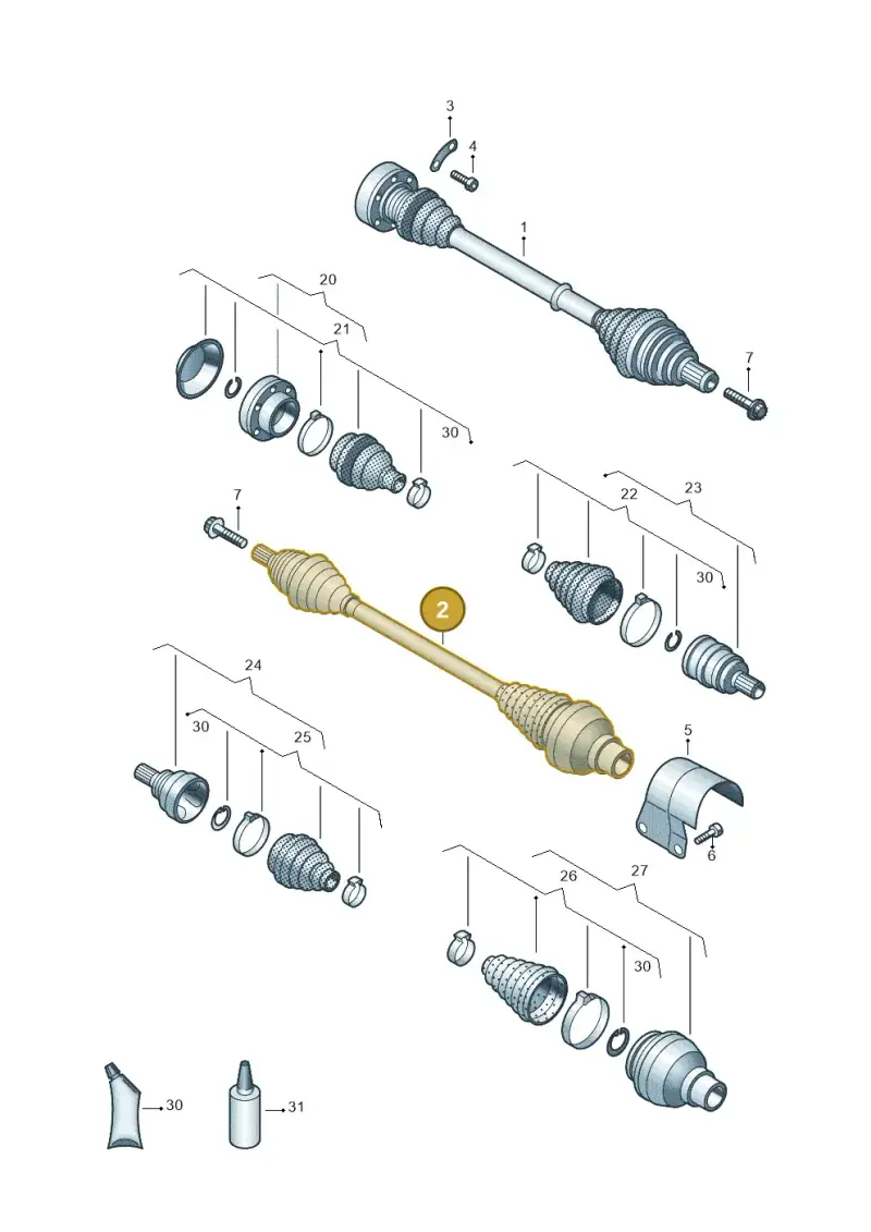5Q0407272DD — SEAT Leon ST Stylance (2016-2020) diagram 827407340, position 2