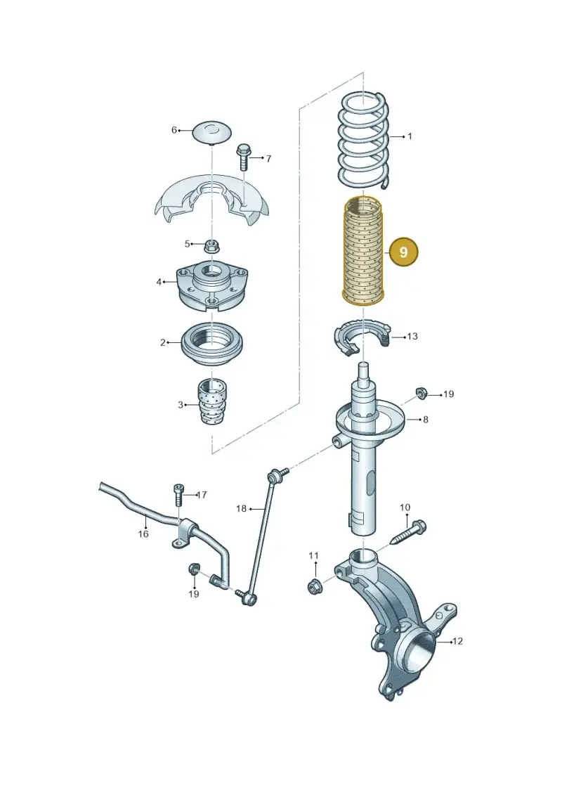 5Q0413175C — SEAT Formentor TSI CUPRA (2020-) diagram 753411000, position 9