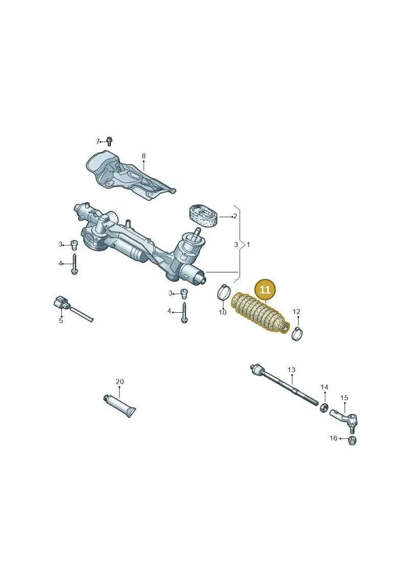 5Q0423831 — SEAT Tarraco FR (2018-2024) diagram 780423000, position 11