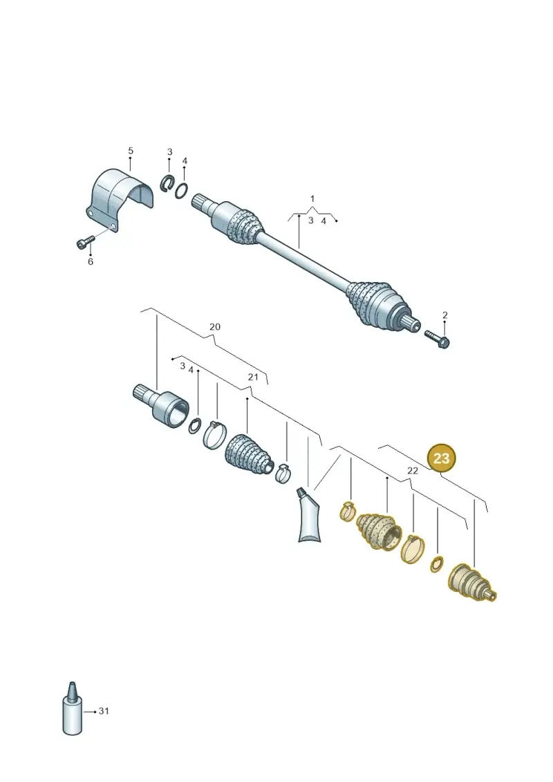 5Q0498099 — SEAT Leon style (2019-) diagram 890407520, position 23