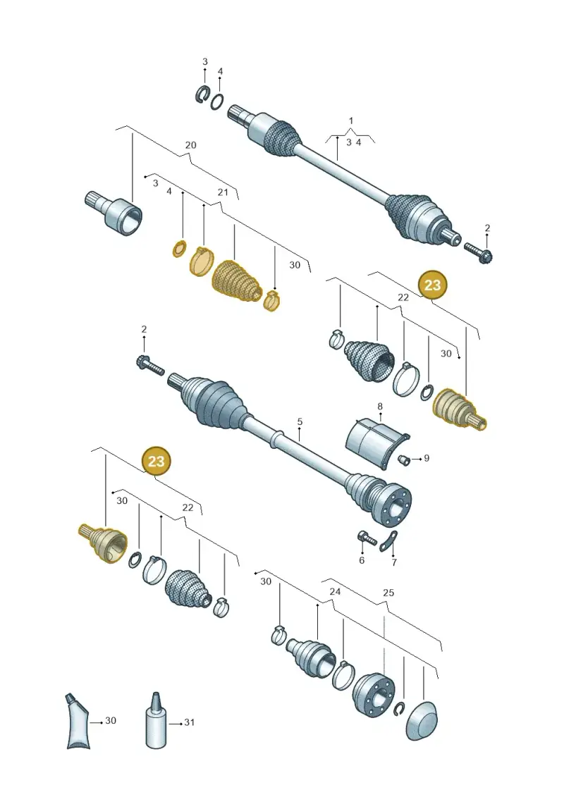 5Q0498099CX — SEAT Leon ST Stylance (2016-2020) diagram 827407350, position 23