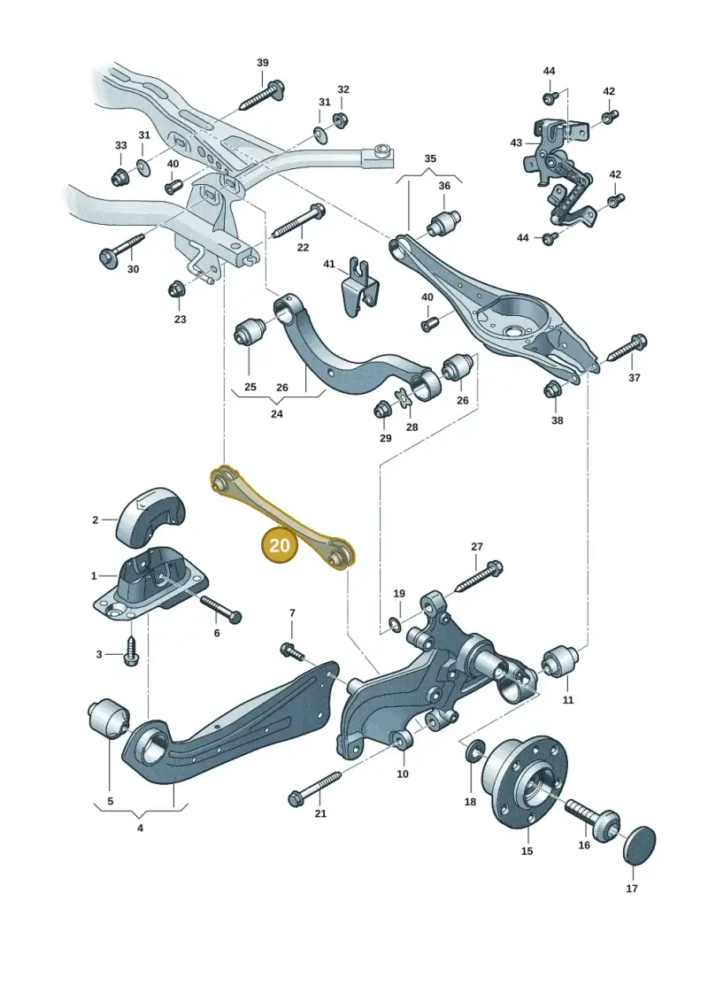 5Q0501529E — SEAT Formentor TSI CUPRA (2020-) diagram 2gk505050, position 20