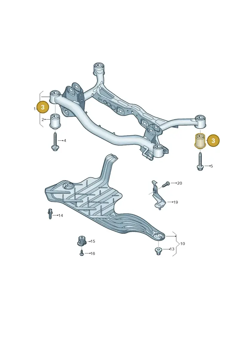 5Q0505145K — SEAT Leon style (2019-) diagram 884505000, position 3