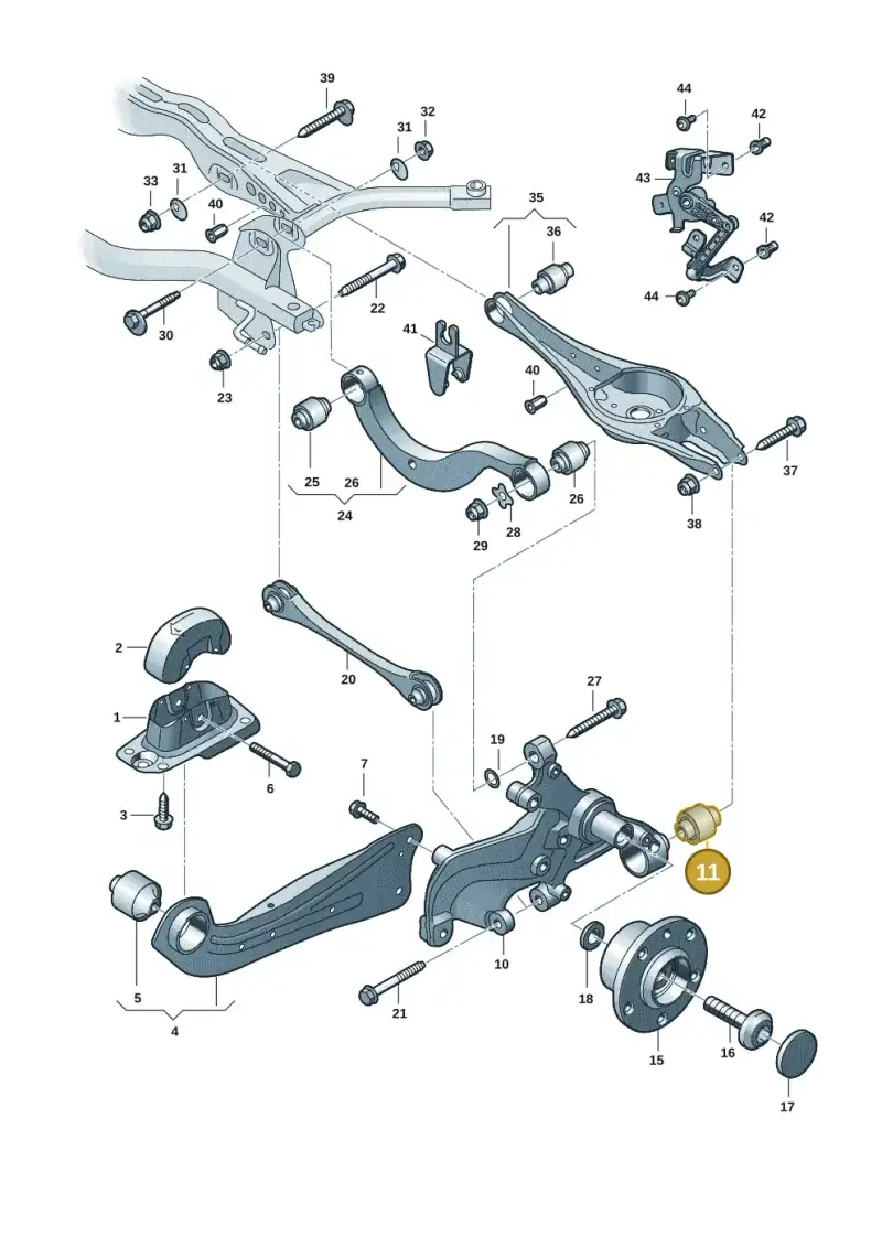 5Q0505553 — SEAT Formentor TSI CUPRA (2020-) diagram 2gk505050, position 11