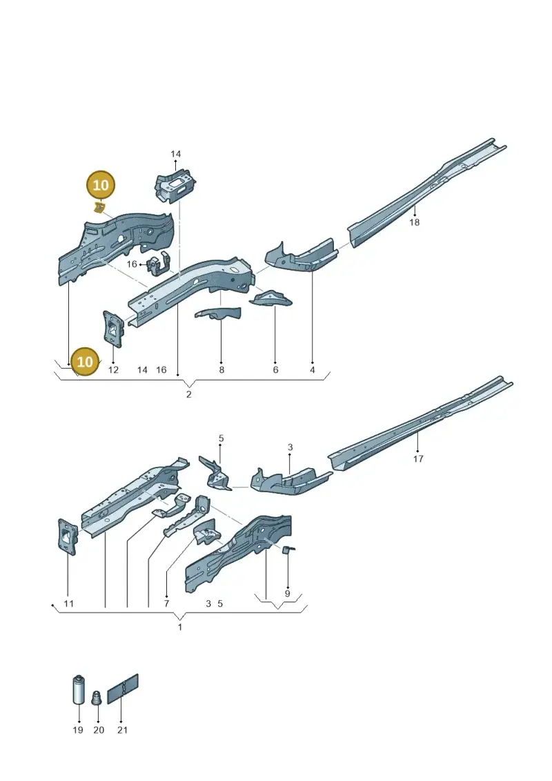 5Q0611846B — SEAT Leon style (2019-) diagram 5fn803000, position 10