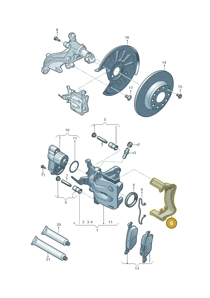 5Q0615425D — SEAT Leon ST Stylance (2016-2020) diagram 745615600, position 6