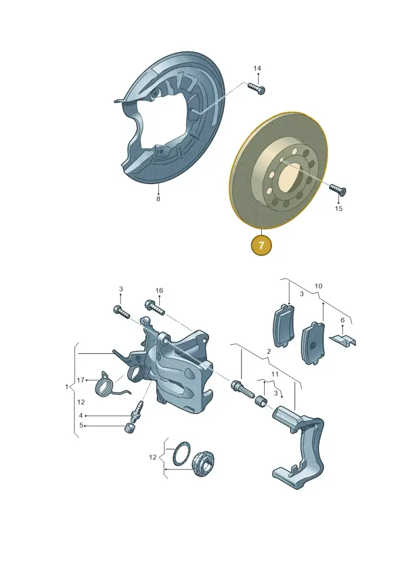 5Q0615601E — SEAT ALTEA (2004-2006) diagram 409615600, position 7