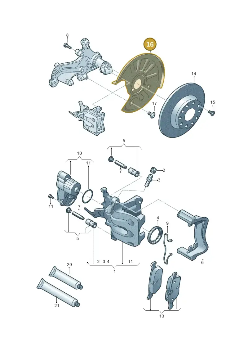 5Q0615612F — SEAT Ateca Style (2016-) diagram 745615600, position 16