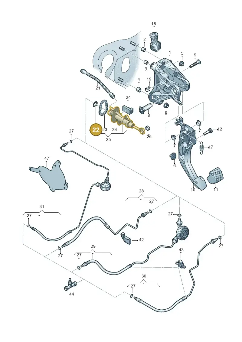 5Q0721095 — SEAT Tarraco FR (2018-2024) diagram 884721250, position 22