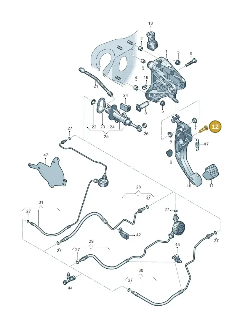 5Q0721152A — SEAT Tarraco FR (2018-2024) diagram 884721250, position 12