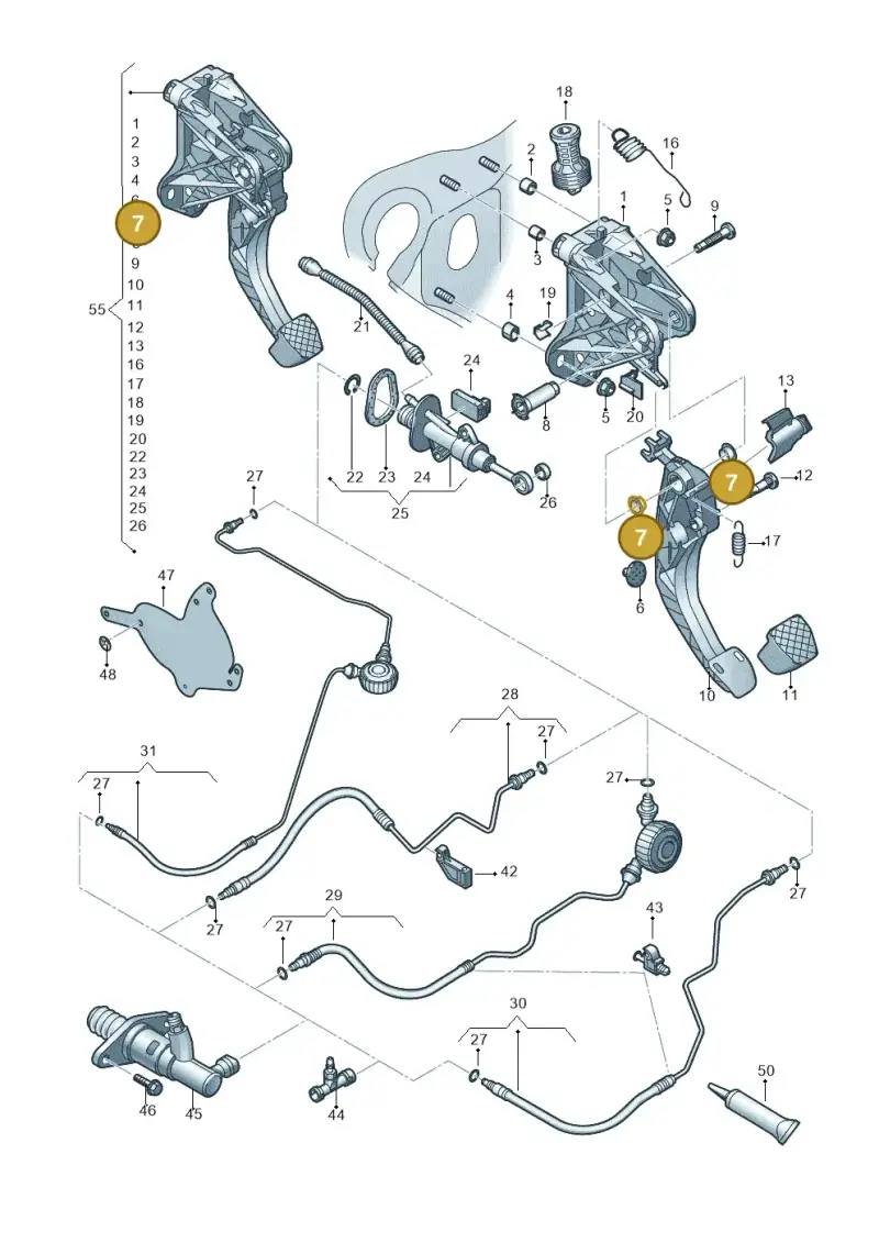 5Q0721359B — SEAT Ateca Style (2016-) diagram 746721260, position 7