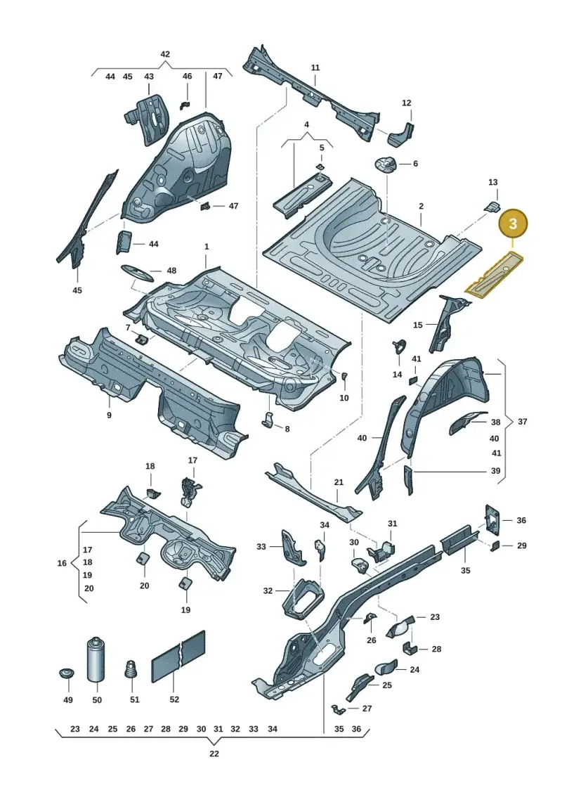 5Q0802091A — SEAT Leon style (2019-) diagram 5fn803011, position 3