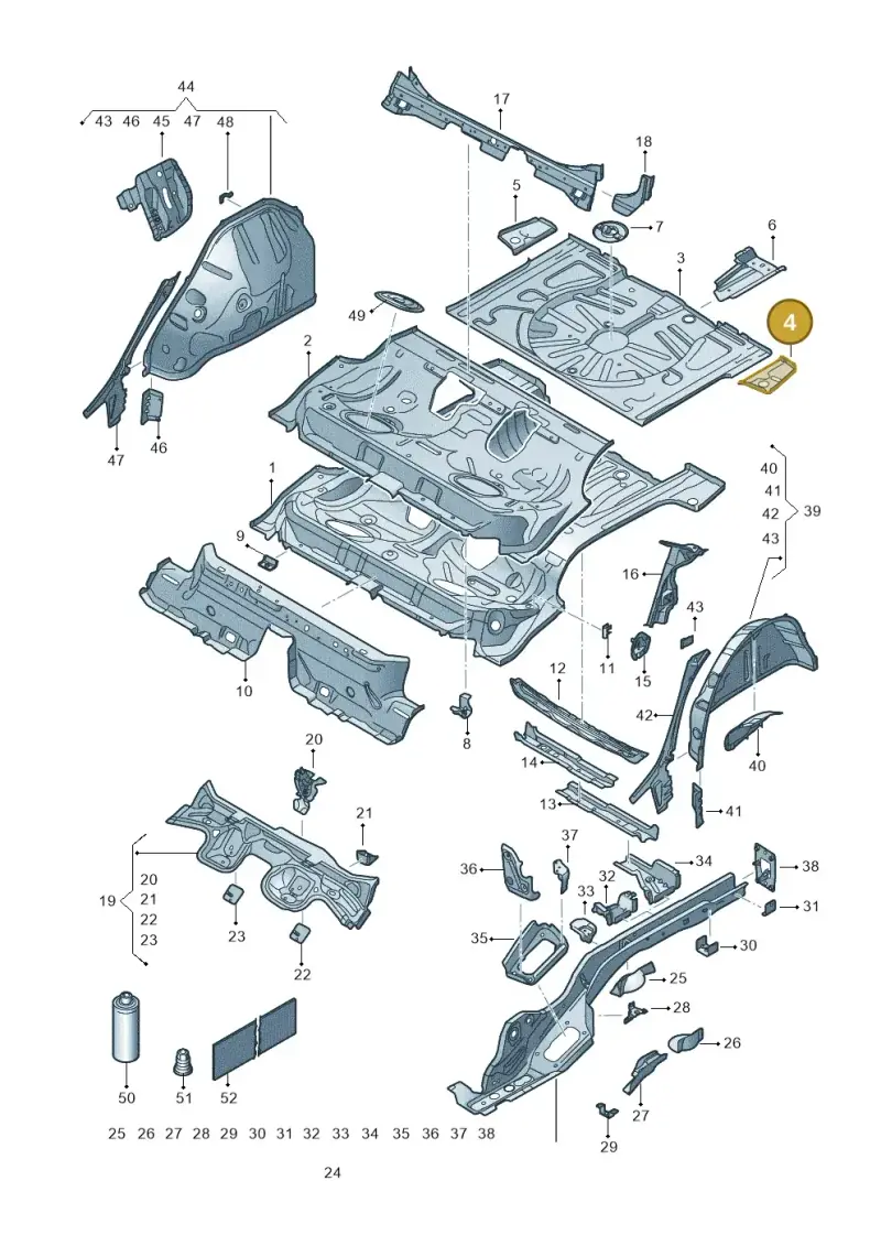 5Q0802091C — SEAT Formentor TSI CUPRA (2020-) diagram 5fn803010, position 4