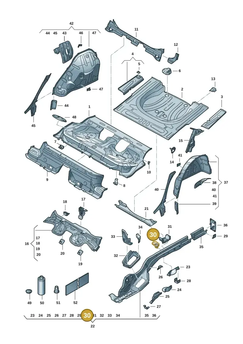 5Q0802571A — SEAT Leon style (2019-) diagram 5fn803011, position 30