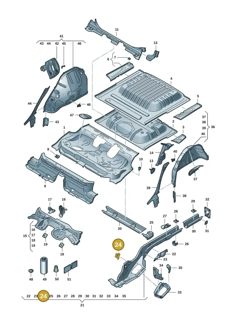 5Q0802938A — SEAT Leon style (2019-) diagram 5fn803012, position 24