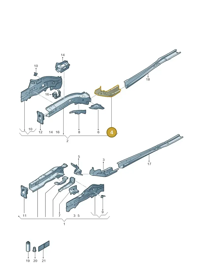 5Q0803210 — SEAT Formentor TSI CUPRA (2020-) diagram 5fn803000, position 4