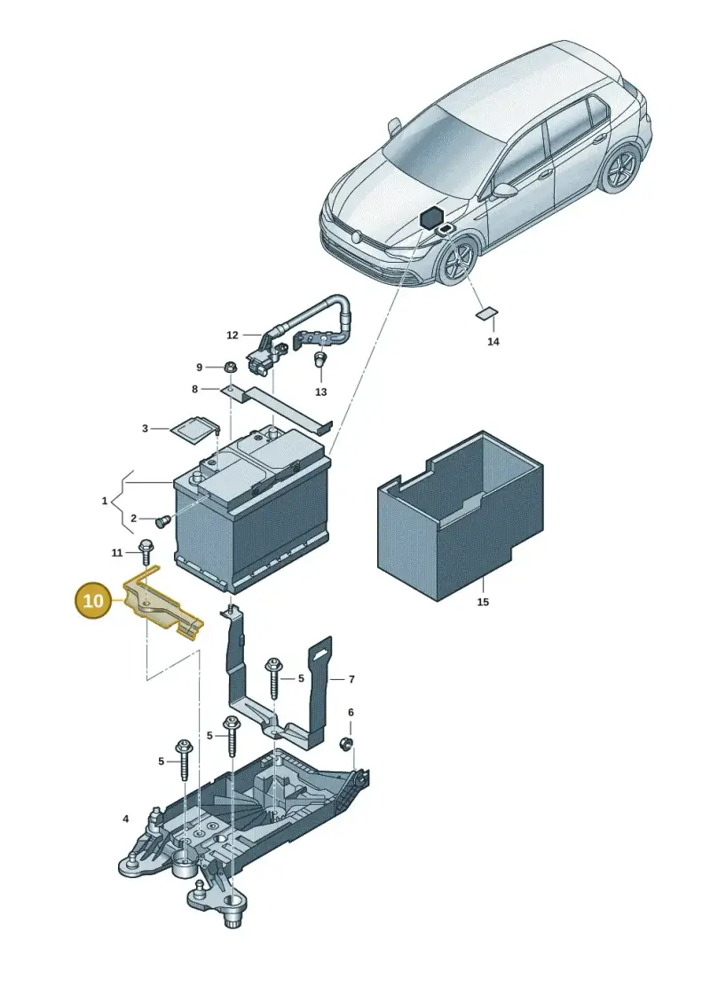 5Q0803219C — SEAT Formentor TSI CUPRA (2020-) diagram 5h0915000, position 10