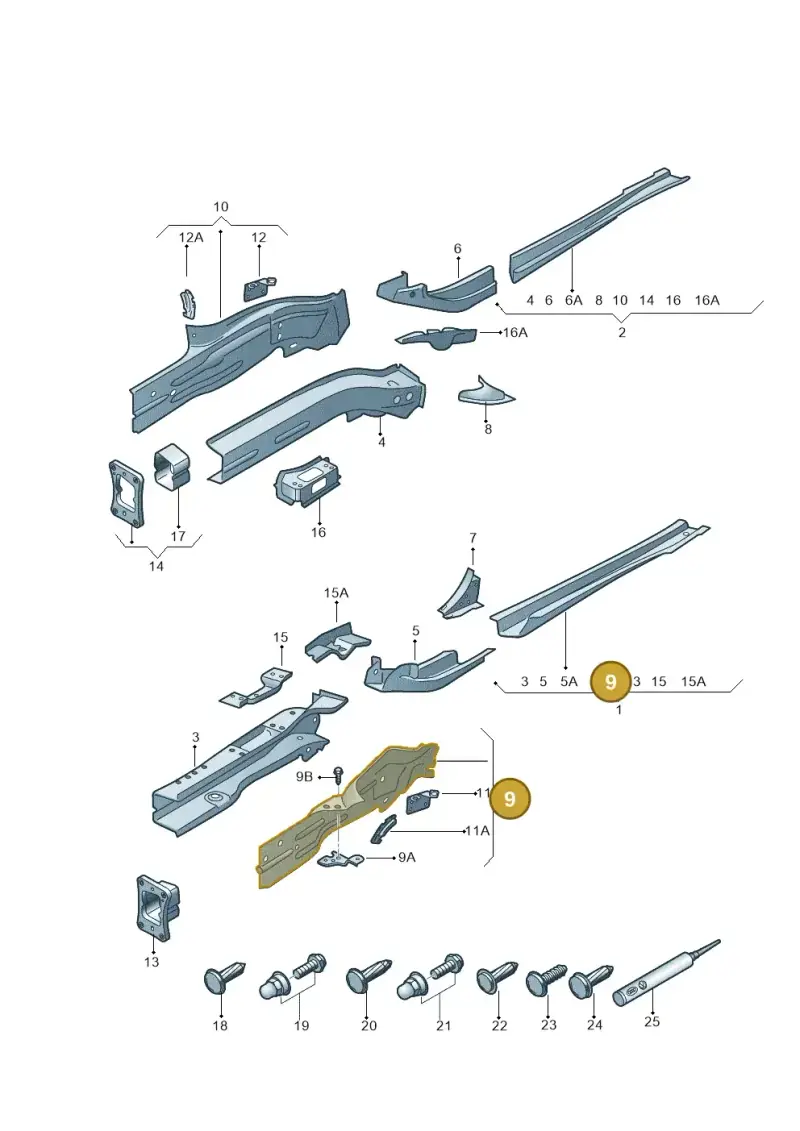 5Q0804105 — SEAT Leon ST Stylance (2016-2020) diagram 754803000, position 9