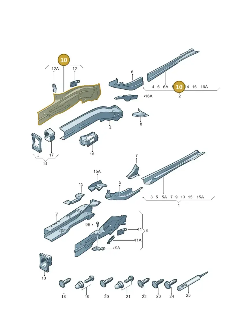 5Q0804106 — SEAT Leon ST Stylance (2016-2020) diagram 754803000, position 10