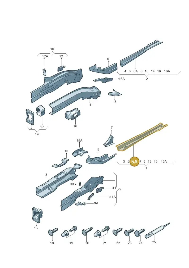 5Q0804455 — SEAT Leon ST Stylance (2016-2020) diagram 754803000, position 5A