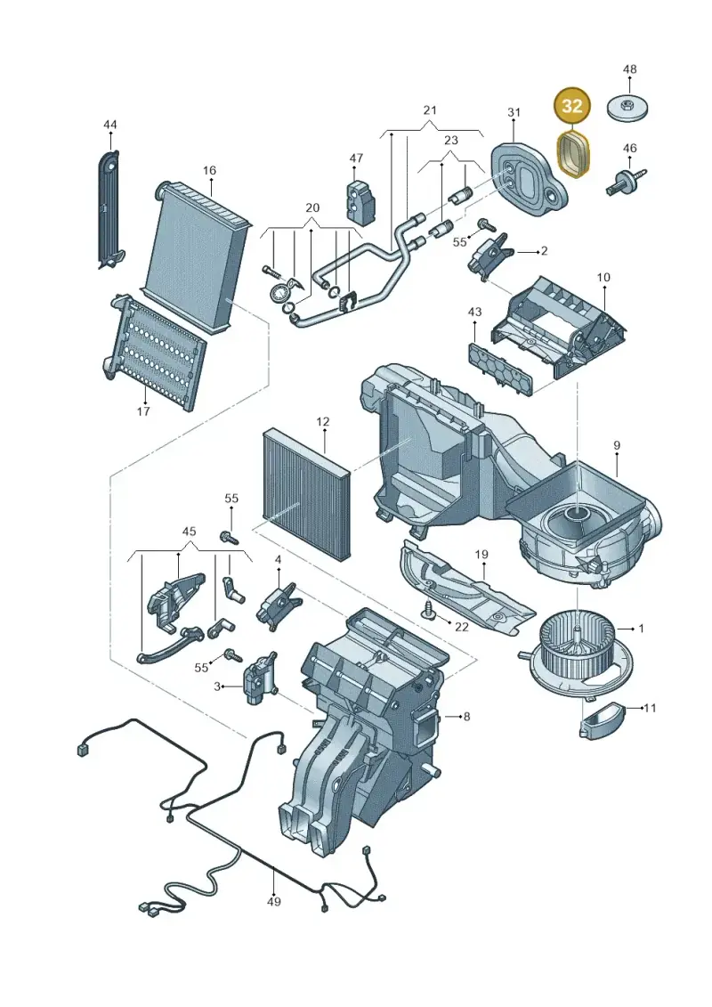 5Q0815685A — SEAT Ateca Style (2016-) diagram 745819200, position 32