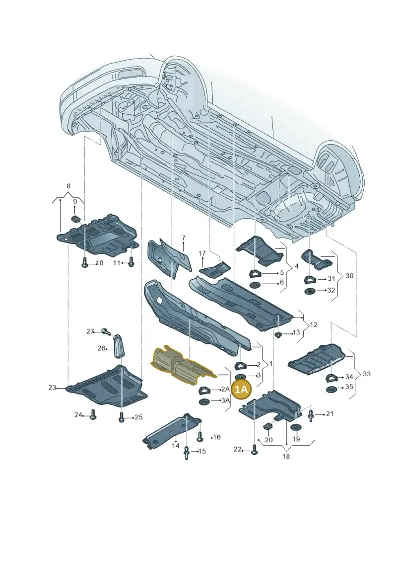 5Q0825613C — SEAT Leon ST Stylance (2012-2016) diagram 754825000, position 1A