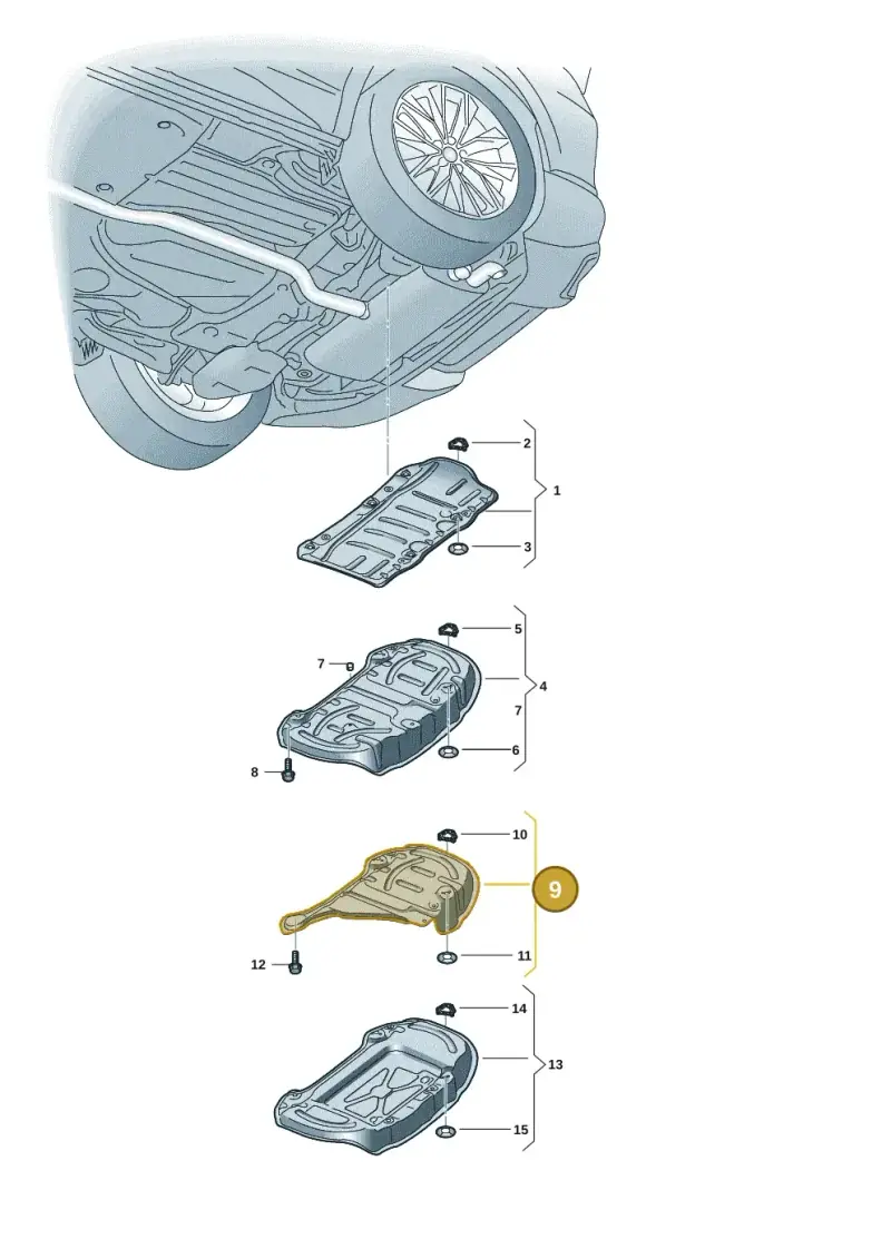 5Q0825701J — SEAT Formentor TSI CUPRA (2020-) diagram 5ff825015, position 9