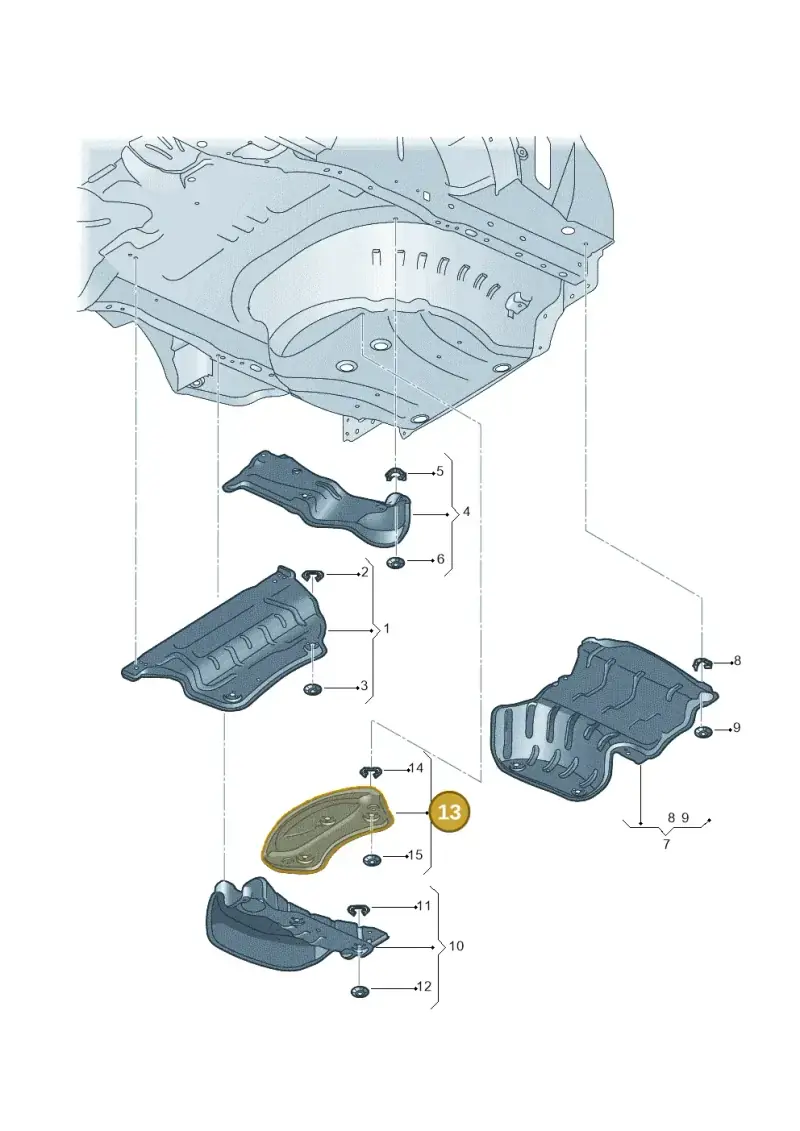 5Q0825710 — SEAT Leon ST Stylance (2016-2020) diagram 754825050, position 13